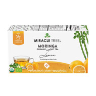3 PACK of Miracle Tree Organic Moringa Superfood Tea Lemon -- 25 Tea Bags