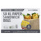 <img alt="Lunchskins, XL Paper Sandwich Bags With Resealable Stickers, 50 Count" title="Lunchskins, XL Paper Sandwich Bags With Resealable Stickers, 50 Count,860000586764"