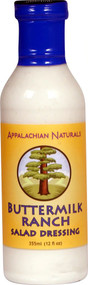 3 PACK of Appalachian Naturals Salad Dressing Gluten Free Buttermilk Ranch -- 12 fl oz