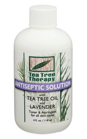 3 PACK of Tea Tree Therapy Antiseptic Solution Tea Tree Oil and Lavender -- 4 fl oz