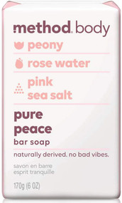 3 PACK of Method Body Bar Soap Pure Peace -- 6 oz