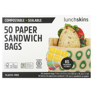 <img alt="Lunchskins, Paper Sandwich Bags, Avocado, 50 Bags" title="Lunchskins, Paper Sandwich Bags, Avocado, 50 Bags,860000586757"