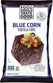 3 PACK of Food Should Taste Good Blue Corn Tortilla Chips -- 11 oz