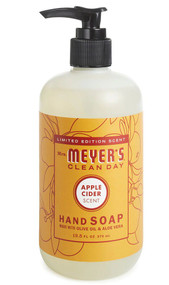 3 PACK of Mrs. Meyers Clean Day Hand Soap Apple Cider -- 12.5 fl oz