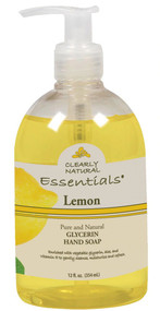 3 PACK of Clearly Natural Glycerine Hand Soap Lemon -- 12 fl oz