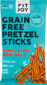 3 PACK of FitJoy Grain Free Pretzel Sticks Himalayan Pink Salt -- 5 oz