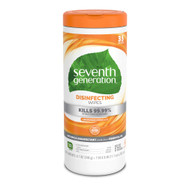 3 PACK of Seventh Generation Disinfecting Wipes Lemongrass and Citrus -- 35 Wipes