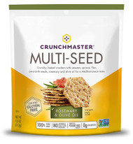 3 PACK of Crunch Master Multi-Seed Crackers Rosemary & Olive Oil -- 4 oz