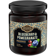 3 PACK of Private Selection Blueberry & Pomegranate Preserves -- 11 oz
