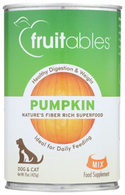 Fruitables Pumpkin Puree for Dogs & Cats -- 15 oz