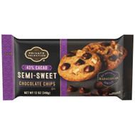 3 PACK of Private Selection Semi Sweet Chocolate Chips 43% Cacao -- 12 oz