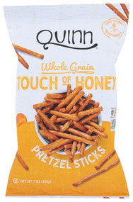 3 PACK of Quinn Foods Touch of Honey Pretzel Sticks -- 7 oz