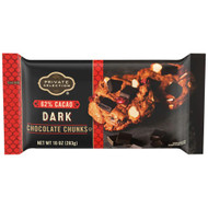3 PACK of Private Selection Dark Chocolate Chunks 62% Cacao -- 10 oz