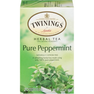 3 PACK of Twinings Herbal Tea Pure Peppermint -- 20 Tea Bags