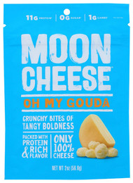 3 PACK of Moon Cheese Crunchy Cheese Snacks Gluten Free Gouda -- 2 oz