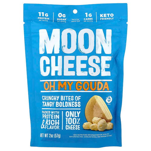 <img alt="Moon Cheese, Crunchy Bites, Oh My Gouda, 2 oz (57 g)" title="Moon Cheese, Crunchy Bites, Oh My Gouda, 2 oz (57 g),850808005024"