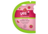 3 PACK of Yes To Inc Paper Mask Watermelon -- 1 Single Use Mask