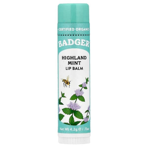 <img alt="Badger, Lip Balm, Highland Mint, 0.15 oz (4.2 g) (Discontinued Item)" title="Badger, Lip Balm, Highland Mint, 0.15 oz (4.2 g) (Discontinued Item),634084331608"