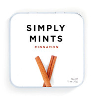 3 PACK of Simply Gum Natural Breath Mints Cinnamon -- 30 Mints