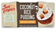 3 PACK of Sun Tropics Coconut Rice Pudding Gluten & Dairy Free Sea Salt Caramel -- 2 Cups