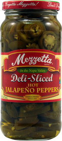 3 PACK of Mezzetta Deli-Sliced Hot Jalapeno Peppers -- 16 oz
