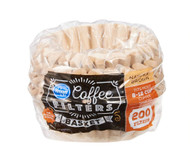 3 PACK of Kroger Unbleached Coffee Filters 8-12 Cups Natural Brown -- 200 Filters