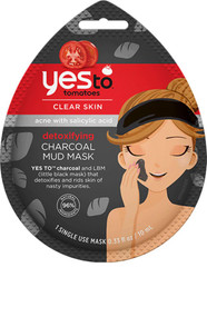 3 PACK of Yes To Inc Tomatoes Charcoal Mud Mask -- 1 Mask
