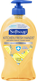 3 PACK of Softsoap Liquid Kitchen Fresh Antibacterial Hand Soap Citrus Extracts -- 11.25 fl oz