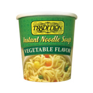 3 PACK of Tradition Instant Noodle Soup Cup Vegetable -- 2.3 oz