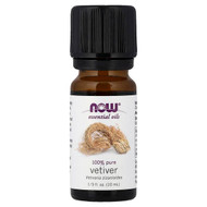 <img alt="NOW Foods, Essential Oils, Vetiver, 1-3 fl oz (10 ml)" title="NOW Foods, Essential Oils, Vetiver, 1-3 fl oz (10 ml),733739076366"