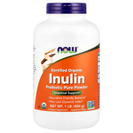 <img alt="NOW Foods, Certified Organic Inulin, Prebiotic Pure Powder, 1 lb (454 g)" title="NOW Foods, Certified Organic Inulin, Prebiotic Pure Powder, 1 lb (454 g),733739029515"
