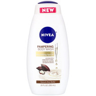 Nivea, Pampering Body Wash, Cocoa & Shea Butter, 20 fl oz (591 ml)