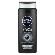 <img alt="Nivea, Men, Active Clean Body Wash, With Natural Charcoal, Deep Clean, 16.9 fl oz (500 ml)" title="Nivea, Men, Active Clean Body Wash, With Natural Charcoal, Deep Clean, 16.9 fl oz (500 ml),072140018023"
