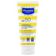 <img alt="Mustela, Mineral Sunscreen, Face + Body, SPF 50, 3.38 fl oz (100 ml)" title="Mustela, Mineral Sunscreen, Face + Body, SPF 50, 3.38 fl oz (100 ml),3504100103359"