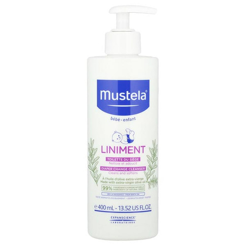 <img alt="Mustela, Baby, Liniment Diaper Change Cleanser, 13.52 fl oz (400 ml)" title="Mustela, Baby, Liniment Diaper Change Cleanser, 13.52 fl oz (400 ml),3504100102871"