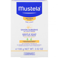 3 PACK OF Mustela, Baby Gentle Soap with Cold Cream, 3.52 oz (100 g)