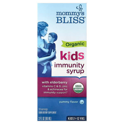 <img alt="Mommys Bliss, Kids Organic Immunity Syrup, Kids 1-12 Yrs, 3 fl oz (90 ml)" title="Mommys Bliss, Kids Organic Immunity Syrup, Kids 1-12 Yrs, 3 fl oz (90 ml),679234071584"