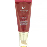 Missha, M Perfect Cover B.B Cream, SPF 42 PA+++, No. 21 Light Beige, 1.7 oz (50 ml)