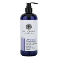 3 PACK OF Mill Creek Botanicals, Shower & Shave Gel, Lavender, 14 fl oz (414 ml)