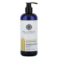 3 PACK OF Mill Creek Botanicals, Shower & Shave Gel, Chamomile, 14 fl oz (414 ml)