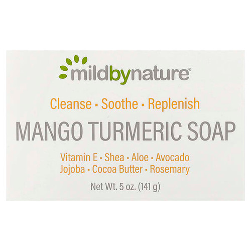 <img alt="Mild By Nature, Bar Soap, Mango Turmeric, 5 oz (141 g)" title="Mild By Nature, Bar Soap, Mango Turmeric, 5 oz (141 g),898220017393"