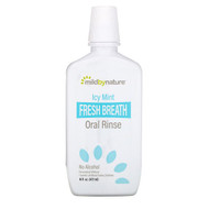 3 PACK OF Mild By Nature, Fresh Breath Oral Rinse, No Alcohol, Icy Mint, 16 fl oz (473 ml)