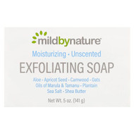 <img alt="Mild By Nature, Exfoliating Bar Soap, Unscented, 5 oz (141 g)" title="Mild By Nature, Exfoliating Bar Soap, Unscented, 5 oz (141 g),898220017058"