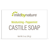 3 PACK OF Mild By Nature, Castile Soap Bar, Peppermint, 5 oz (141 g)