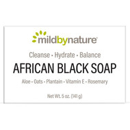 3 PACK OF Mild By Nature, African Black, Bar Soap, With Oats & Plaintains, 5 oz (141 g)