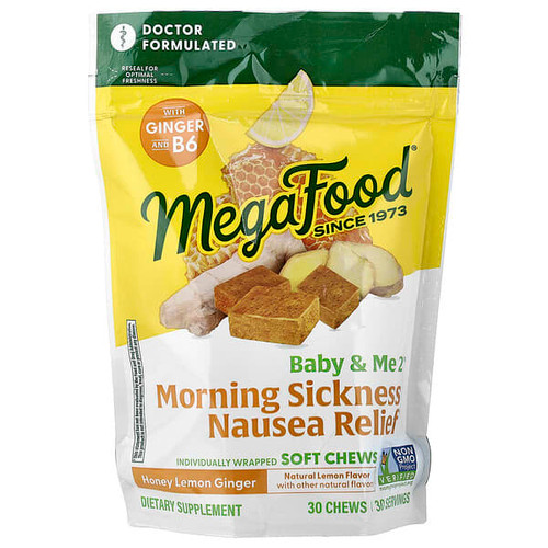 <img alt="MegaFood, Baby & Me2, Morning Sickness Nausea Relief, Honey Lemon Ginger, 30 Chews" title="MegaFood, Baby & Me2, Morning Sickness Nausea Relief, Honey Lemon Ginger, 30 Chews,051494103975"