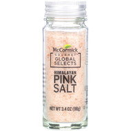3 PACK OF McCormick Gourmet Global Selects, Himalayan Pink Salt, 3.4 oz (96 g)