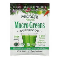 3 PACK OF Macrolife Naturals, Macro Greens, Superfood, 0.3 oz (9.4 g)