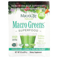 <img alt="3 PACK of Macrolife Naturals, Macro Greens, Superfood, 0.3 oz (9.4 g)" title="3 PACK of Macrolife Naturals, Macro Greens, Superfood, 0.3 oz (9.4 g),852434001012"