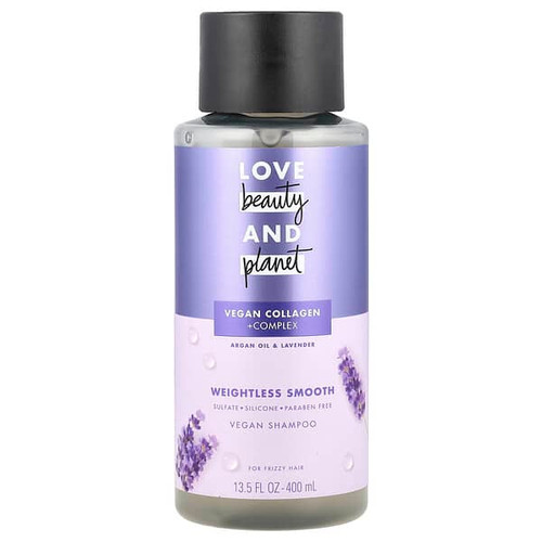 <img alt="Love Beauty and Planet, Vegan Shampoo, For Frizzy Hair, Argan Oil & Lavender, 13.5 fl oz (400 ml)" title="Love Beauty and Planet, Vegan Shampoo, For Frizzy Hair, Argan Oil & Lavender, 13.5 fl oz (400 ml),055086000024"